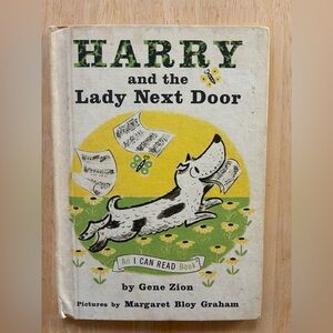 Harry And The Lady Next Door, by Gene Zion - 1960 Hardcover, An I Can Read Book